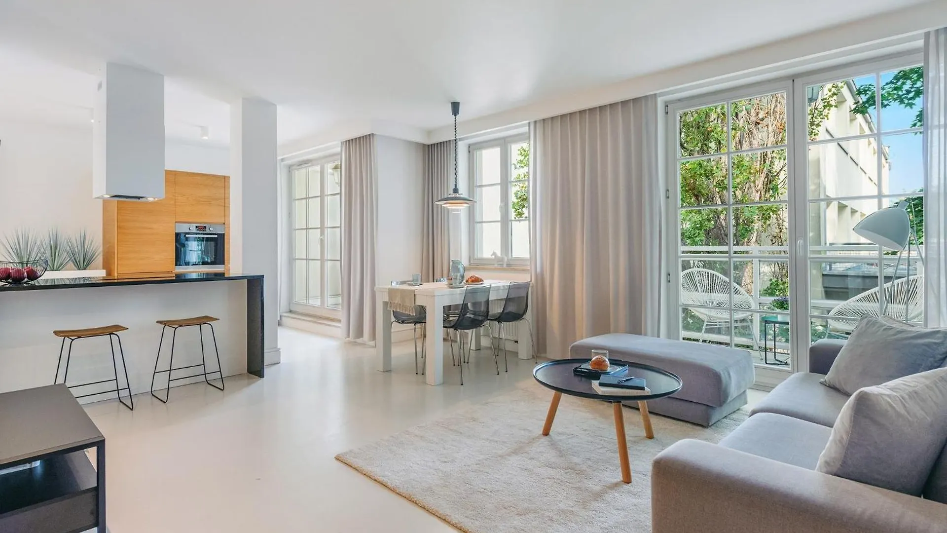 Apartament White Harmony przestrzeń 2 tarasy parking Sopot