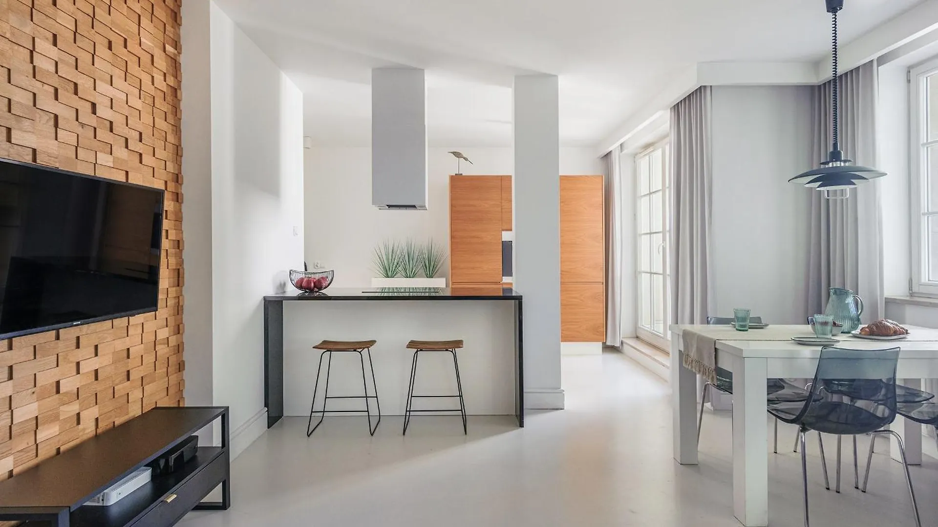 Apartament White Harmony przestrzeń 2 tarasy parking Sopot